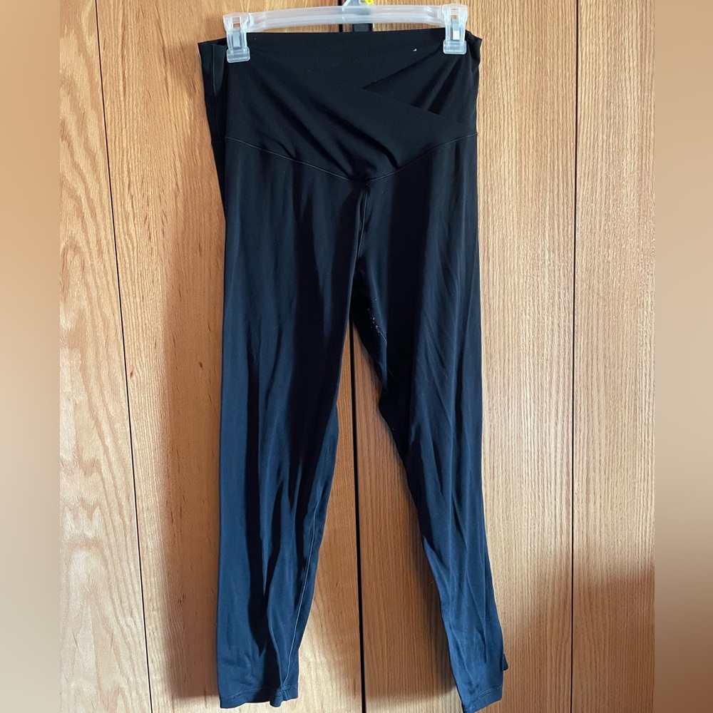 Aerie Black OFFLINE Real Me High Waisted Crossover Legging Size XL